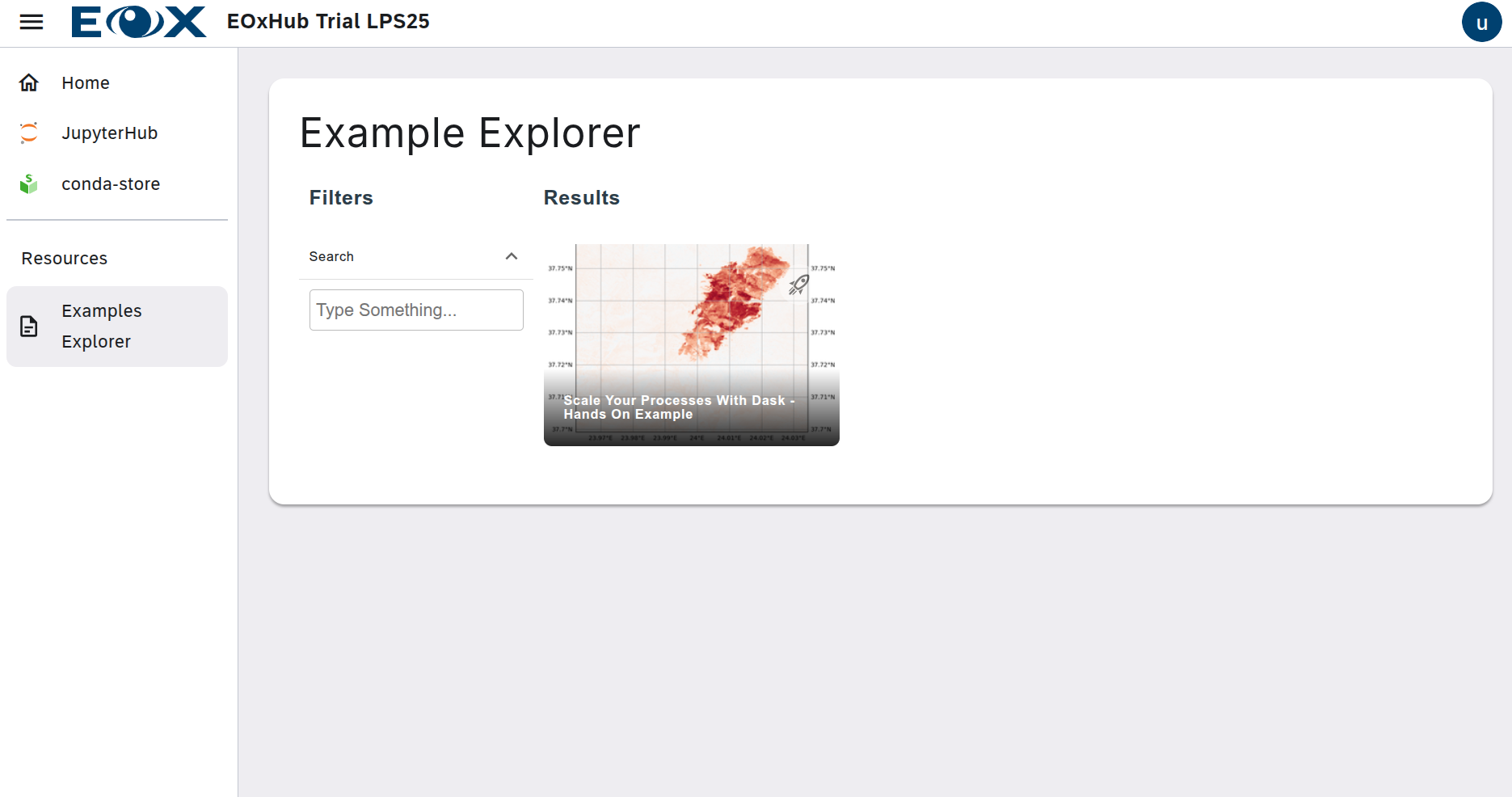 Examples explorer